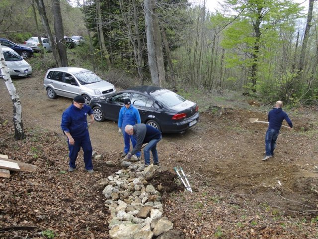 priprava parkirnega prostora  in poti