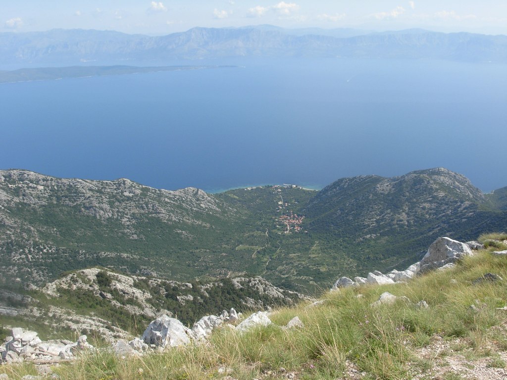 Pogled iz vha proti kontinentu